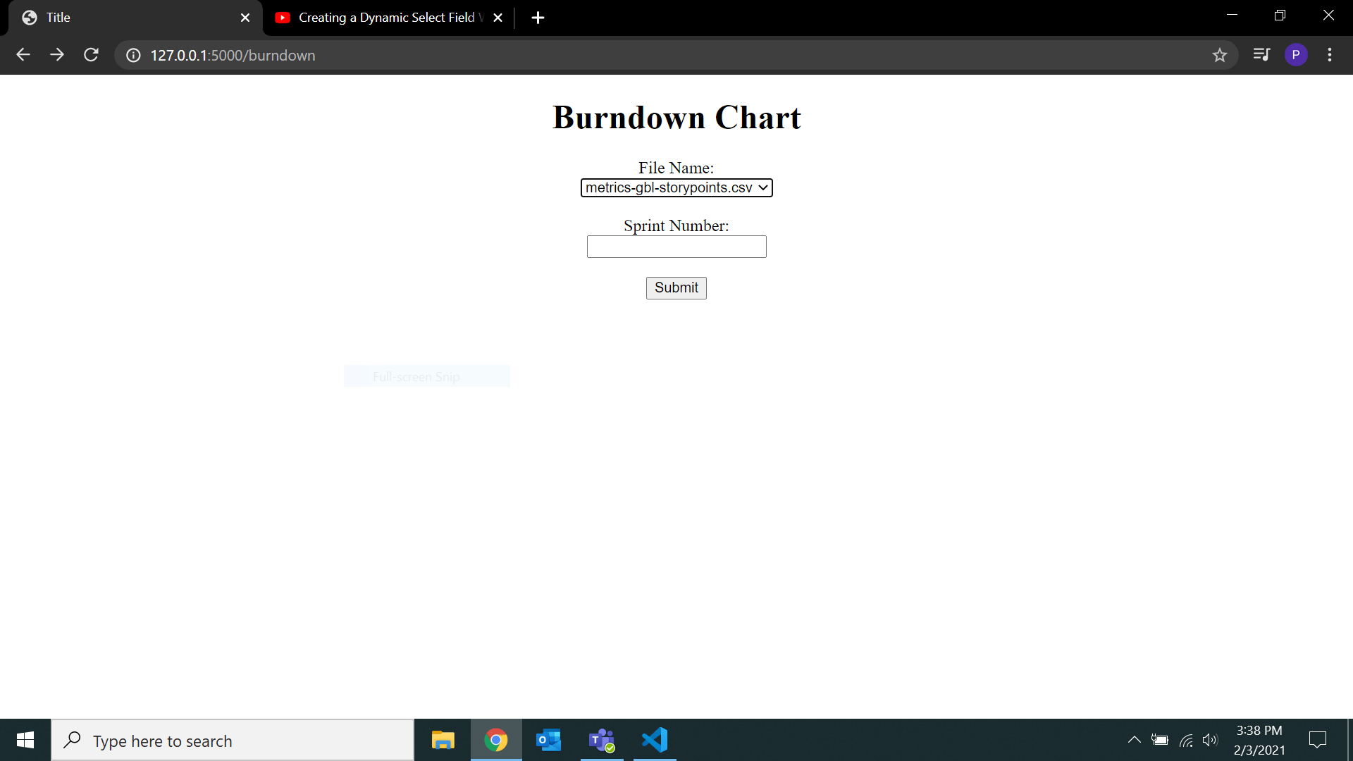 javascript Populating dependent dropdown list using Python and Flask