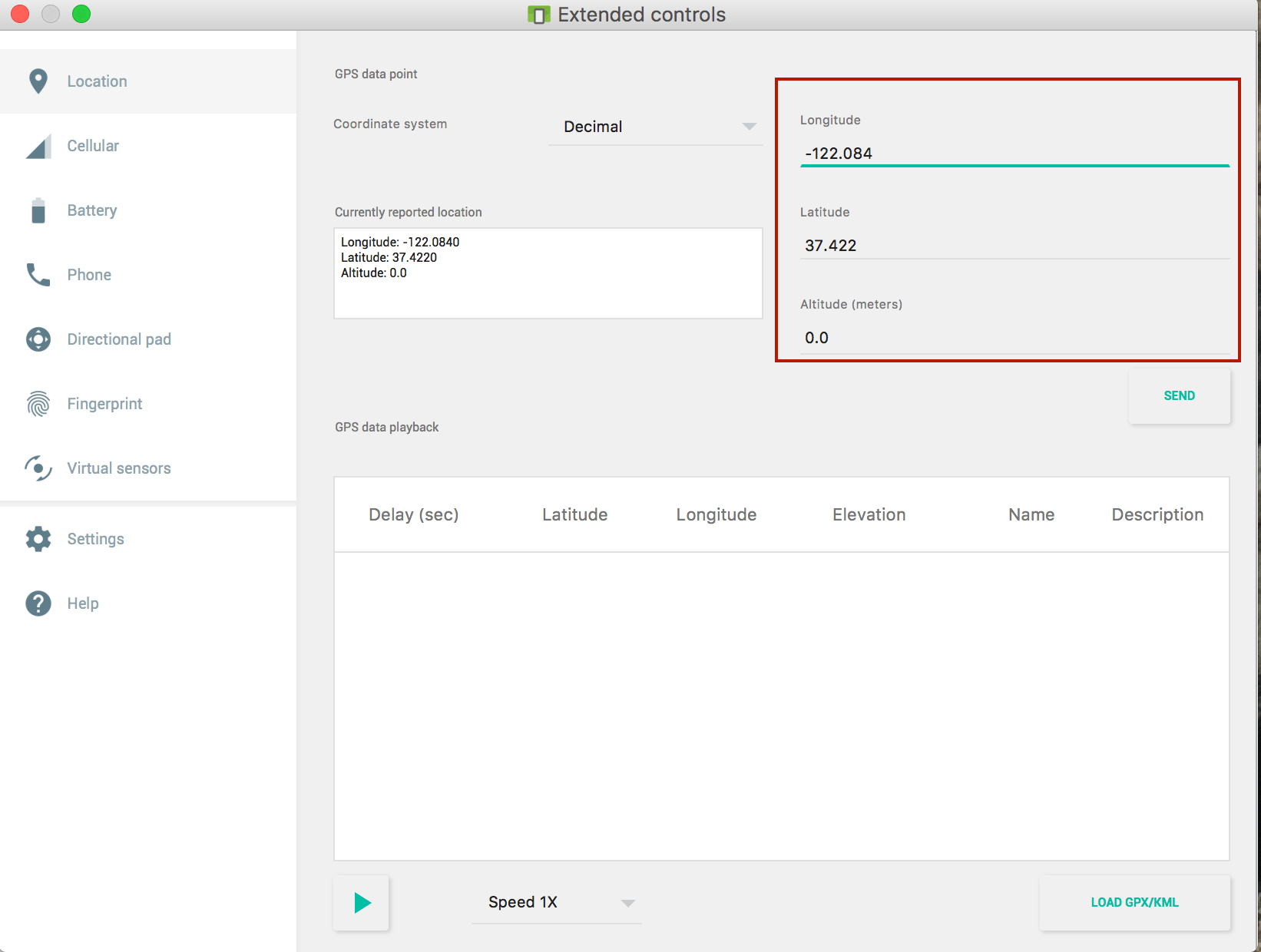 Android emulator set gps geolocation Stack Overflow
