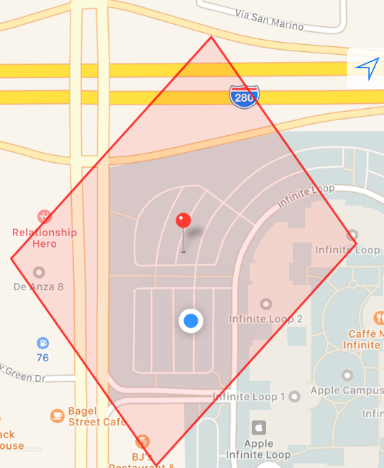 ios MapKit Rotate Rectangle Around Center Stack Overflow