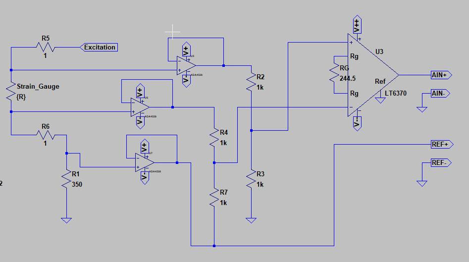 wheatstone bridge 4Wire Strain Gauge Measurement