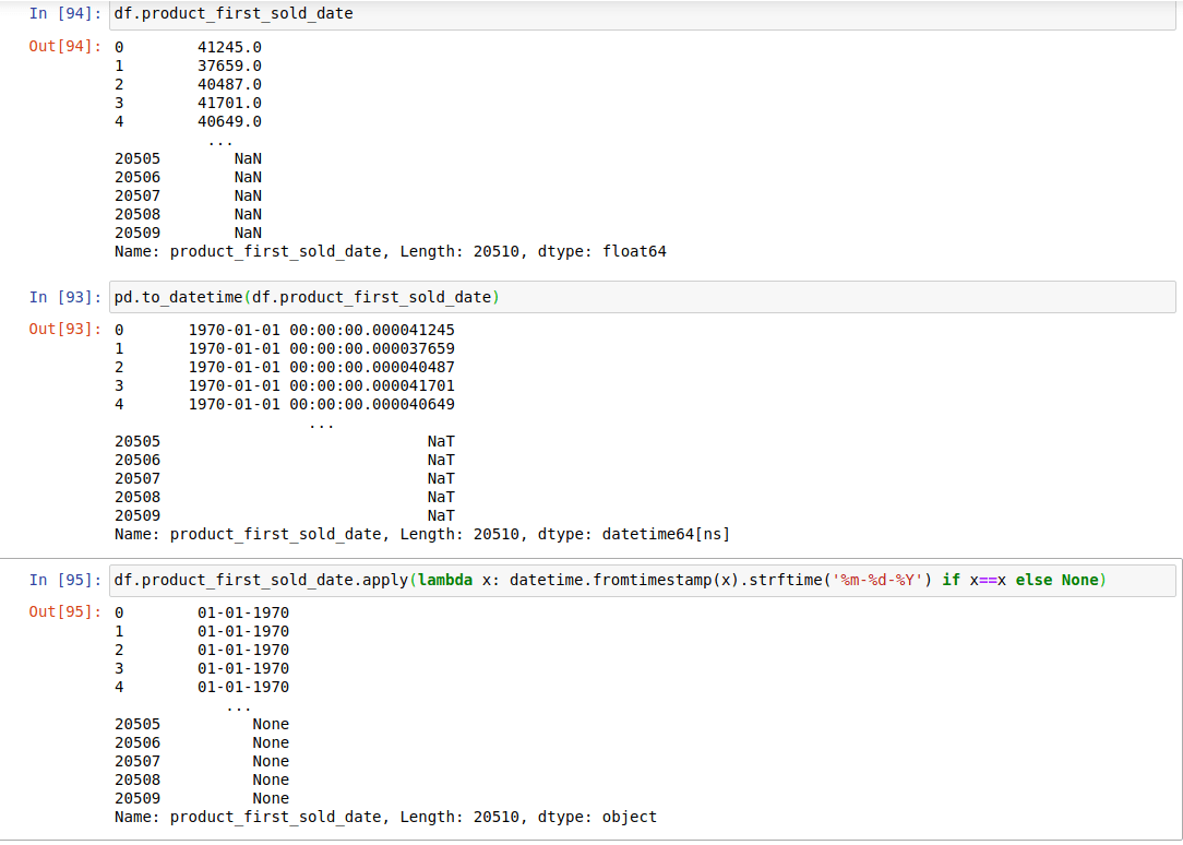 pandas Convert from float to datetime in Python Stack Overflow