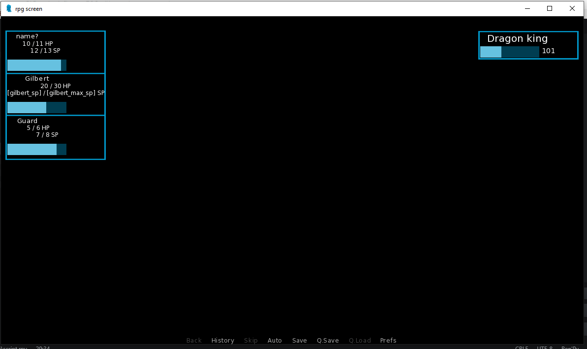 Frame won't show in renpy (Python) Stack Overflow