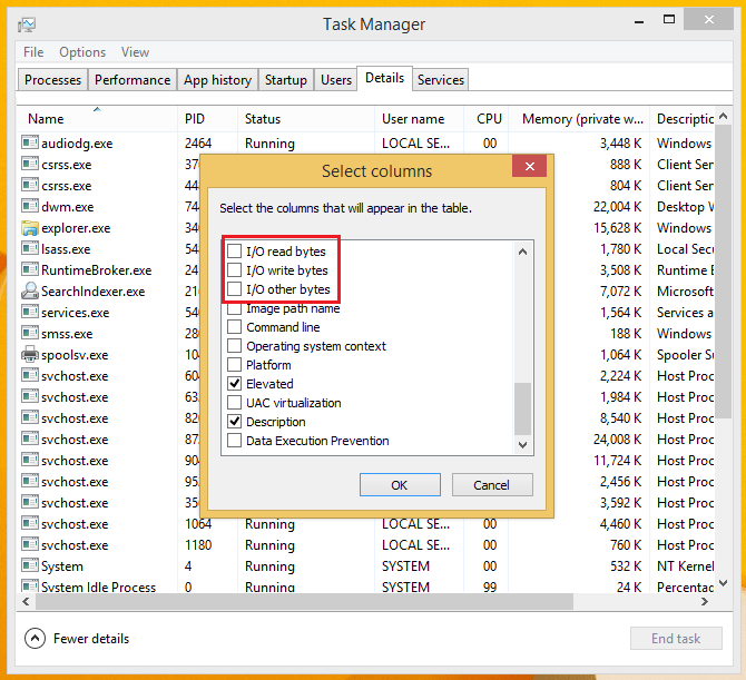 [Resuelta] windows10 ¿Cómo puede ver total Bytes E/S de