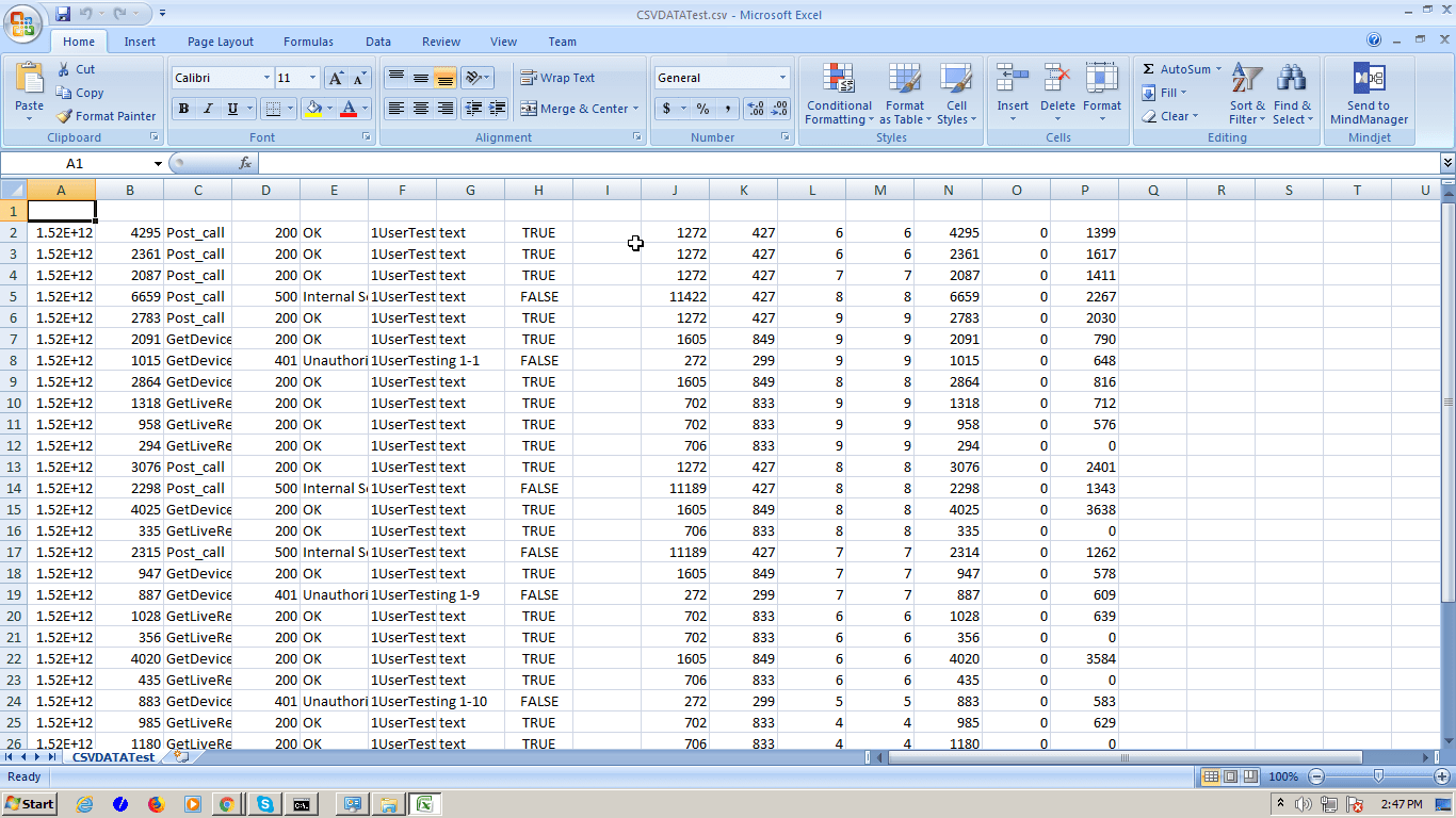 How to get header values in .csv file generated in non gui mode of