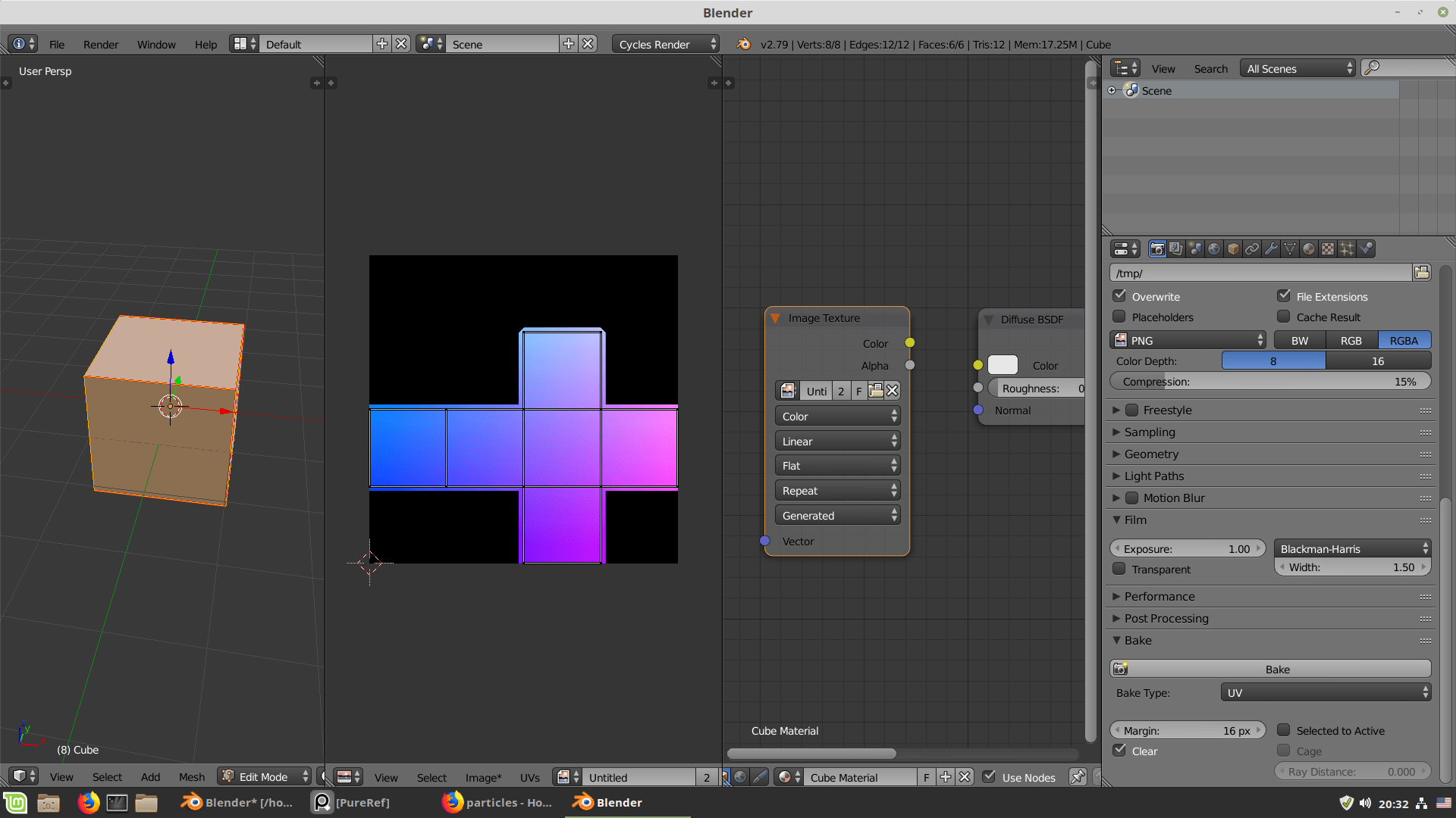particles How to Export the UV Map of a Cycled Hair Mesh? Blender