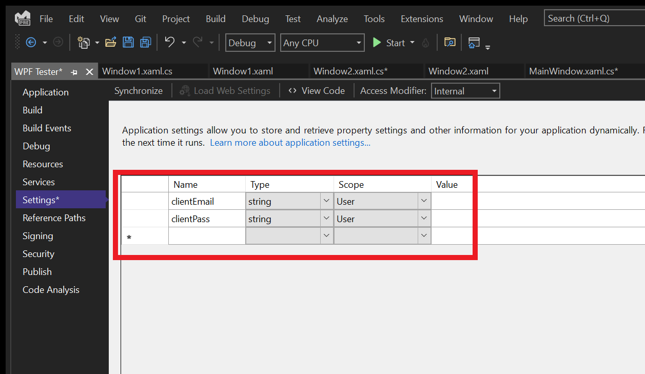 c WPF accessing variables outside of Mainwindow class Stack Overflow