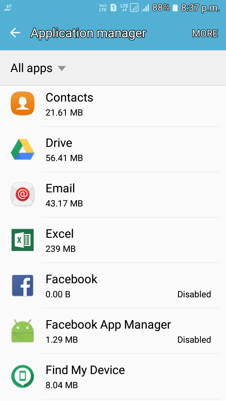 6.0 marshmallow Removing apk of inbuilt apps completely