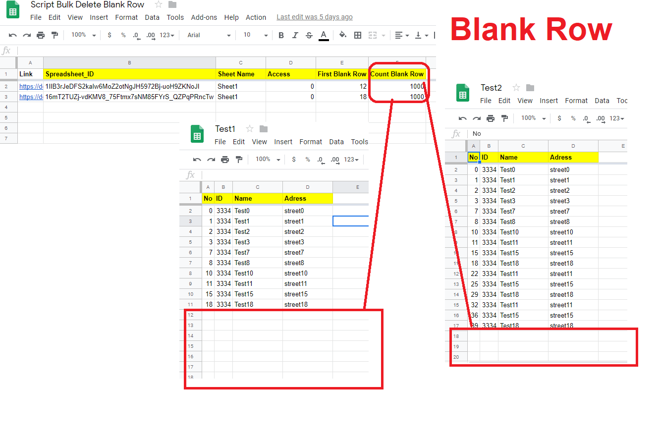 Google Sheets How to Delete Blank Rows from Multiple Files Valuable