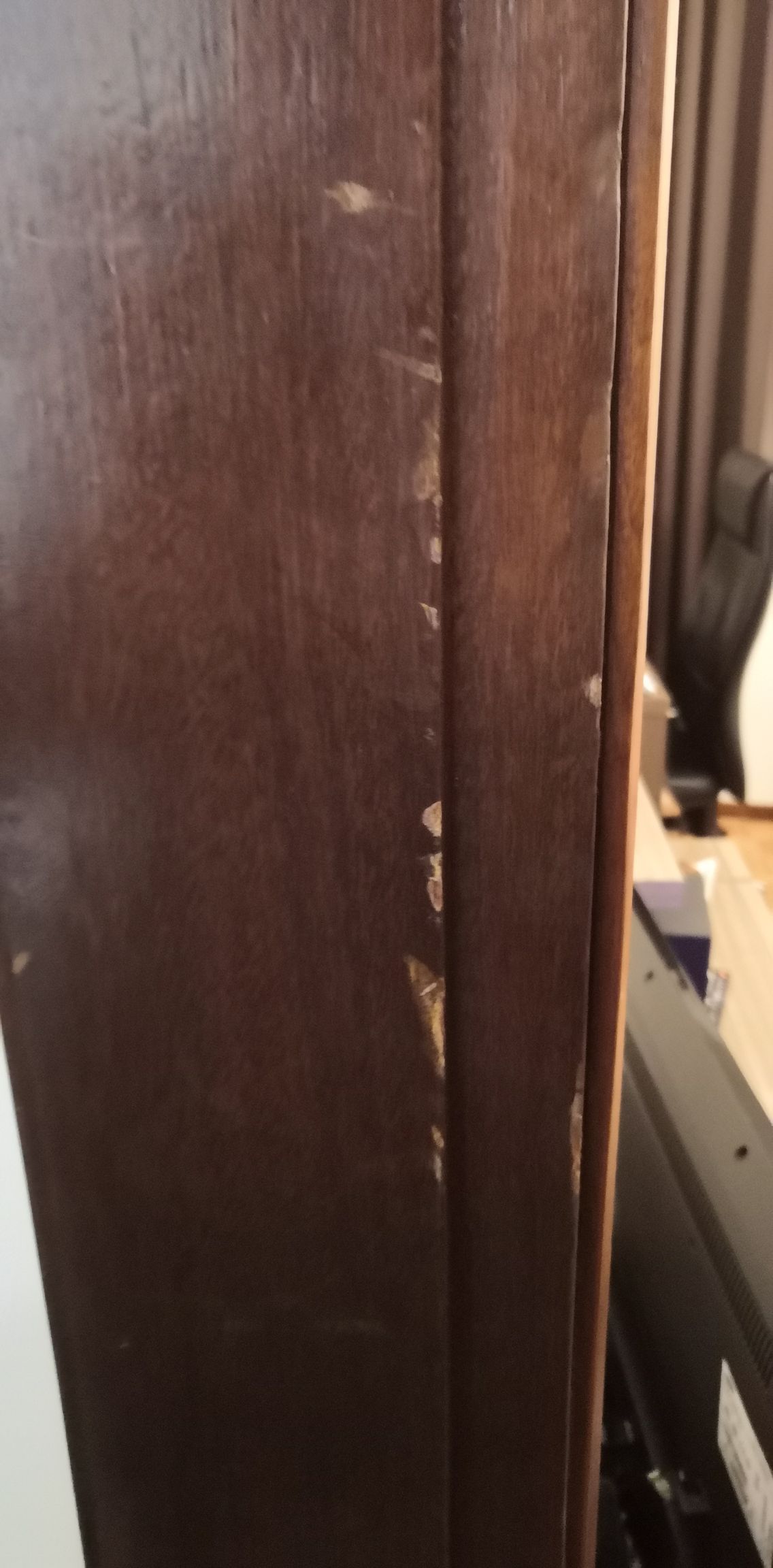 How to fix scuffs and scratches on wood door? Home Improvement