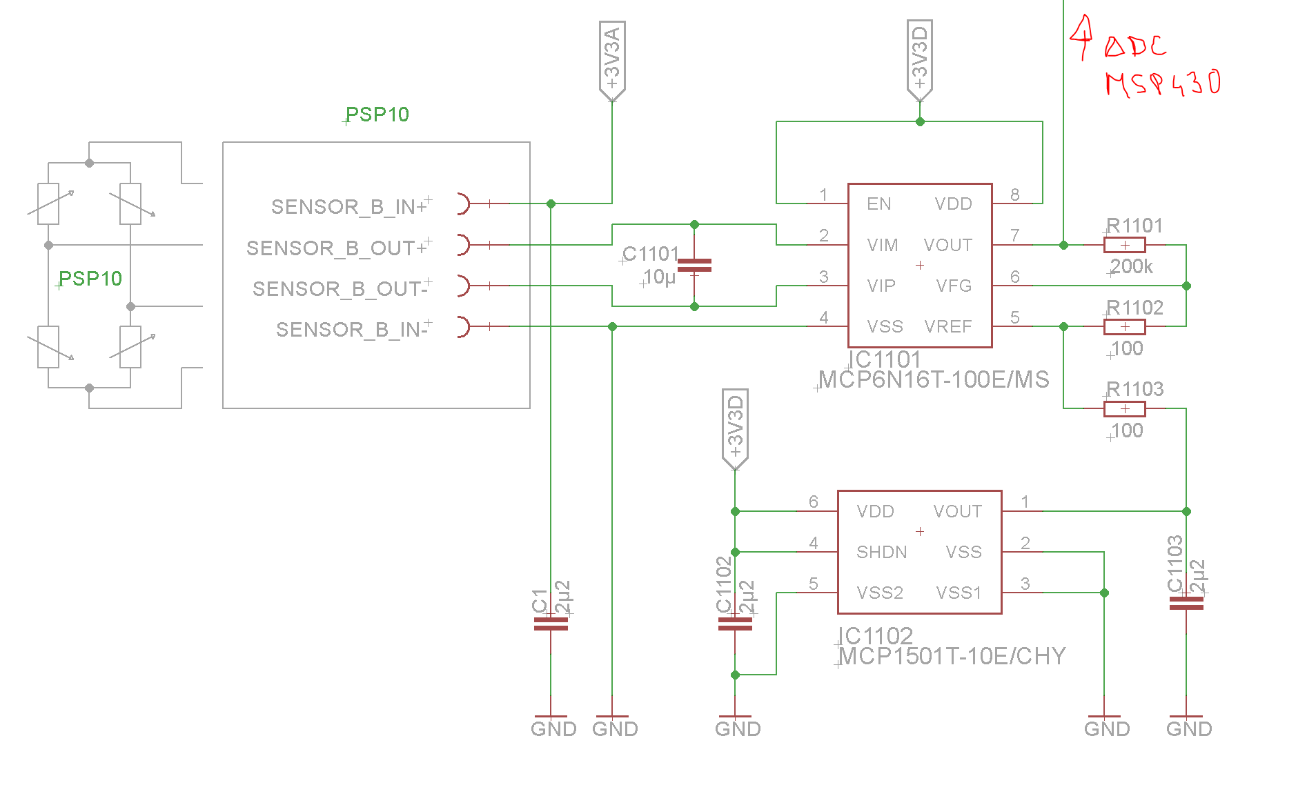 Halfbridge strain gauge amplifier circuit, analog or digital voltage & condensators SolveForum