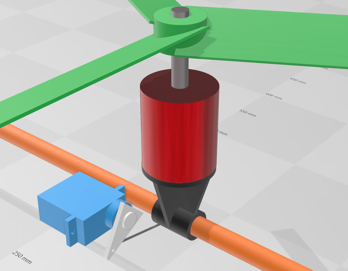 design Advice on correct linkage to use to rotate motor mount