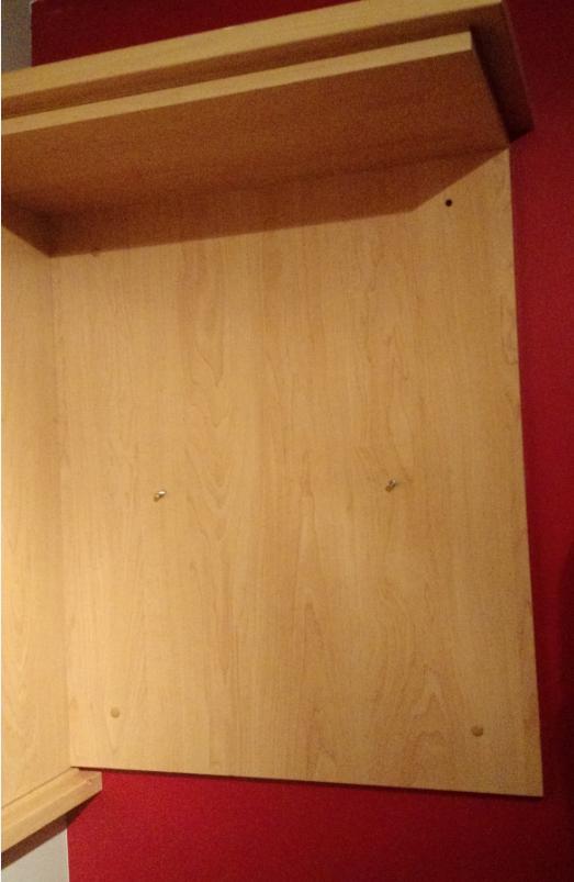 Drywall How to attach a shelf to an existing kitchen unit Love