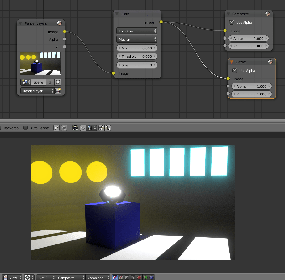 rendering Glow with depth in Blender? Blender Stack Exchange