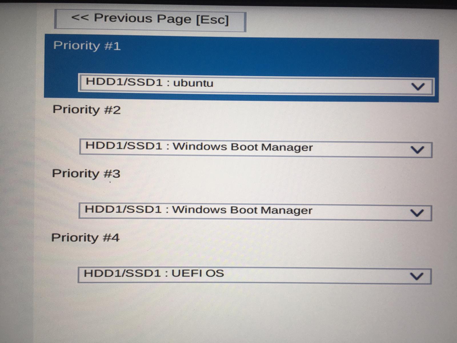 windows boot manager設定
