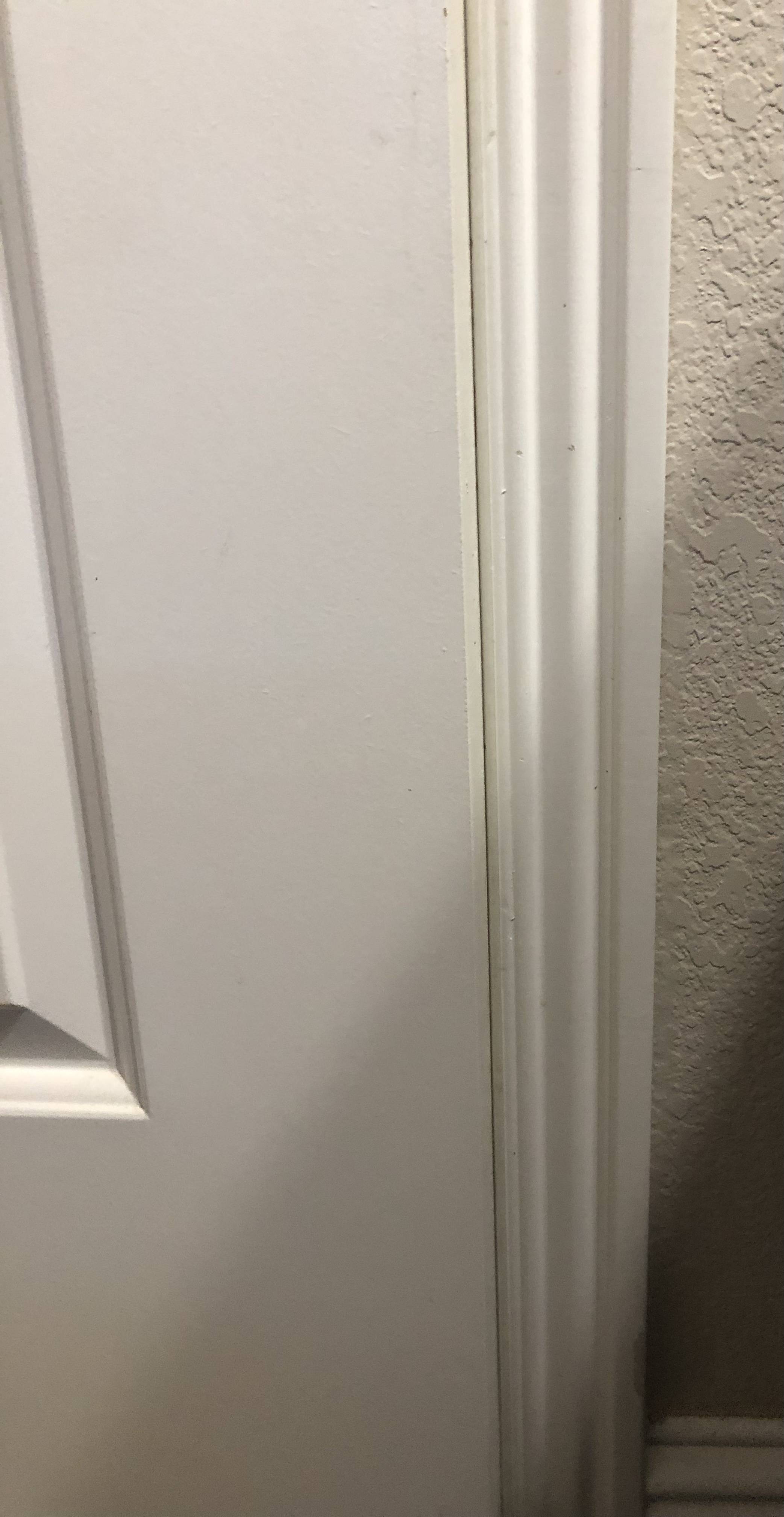 how do i fix door touching frame and hinge leaking Home Improvement