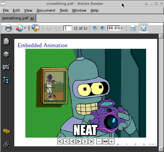 beamer Getting Gif and/or moving images into a Latex