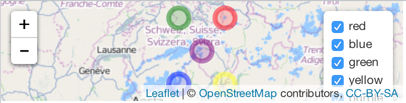 R Leaflet Is it possible to have a two column layer control panel? Stack Overflow