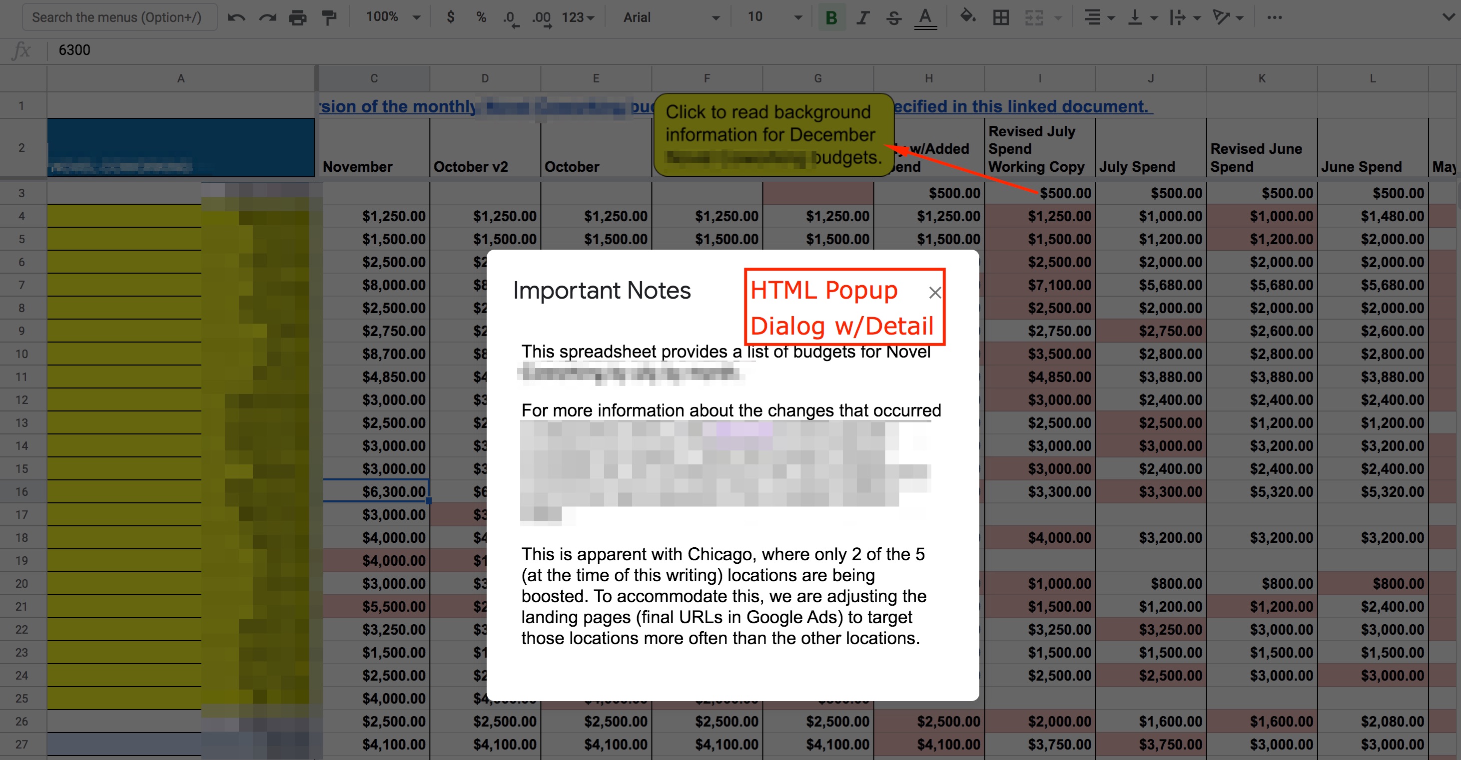 javascript Is there any hoverlike trigger for Google Apps Script in