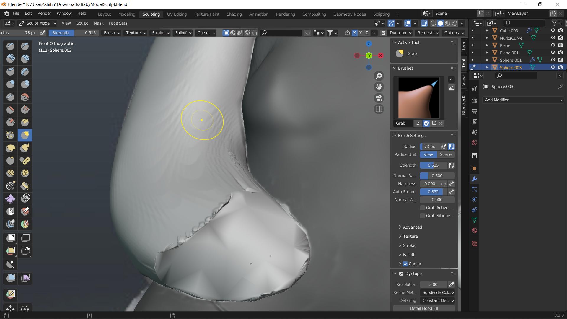 sculpting Smoothing issues on blender sculpt mode Blender Stack