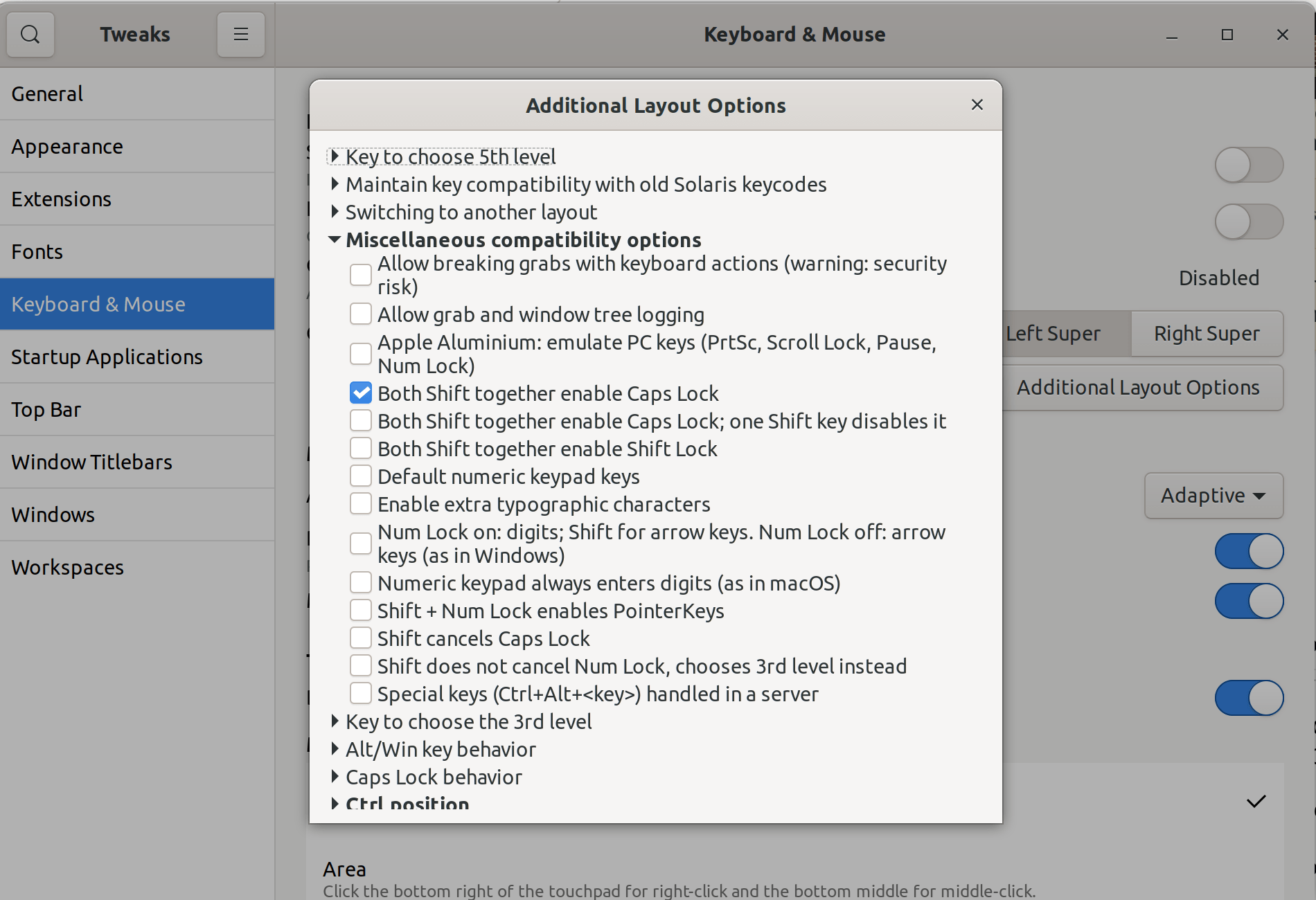 keyboard How to toggle off Caps Lock by Shift key? Ask Ubuntu