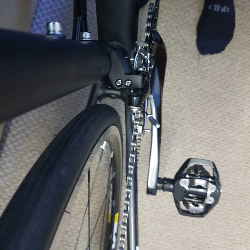 Front derailleur cage on new road bike will not shift Bicycles Stack