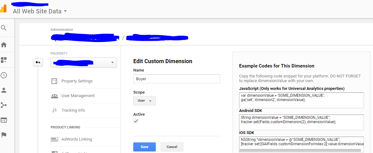 Custom Dimensions In Google Analytics - Stack Overflow