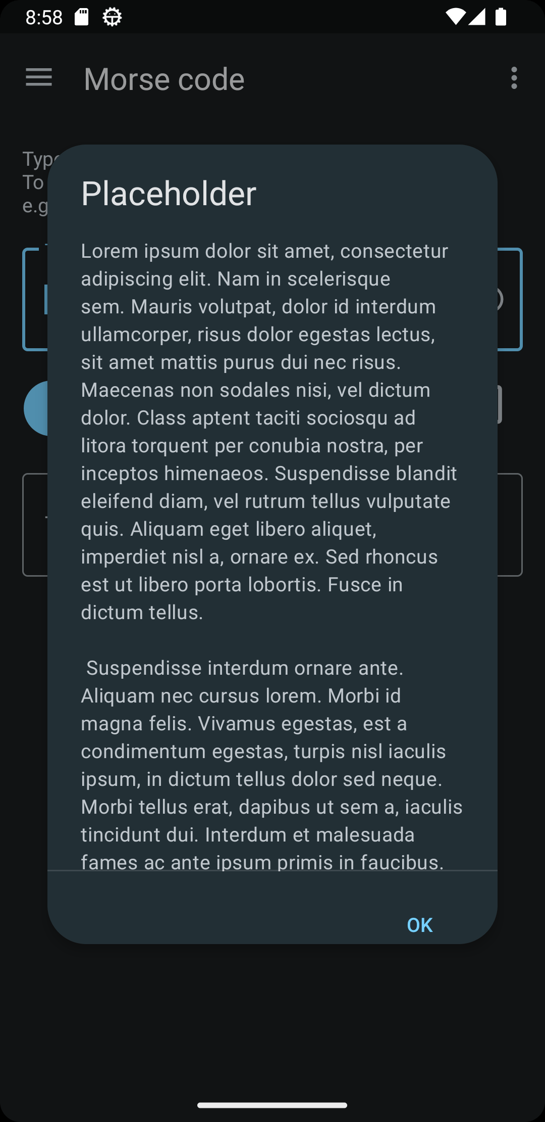 android Material dialog is not displaying buttons corectlly Stack