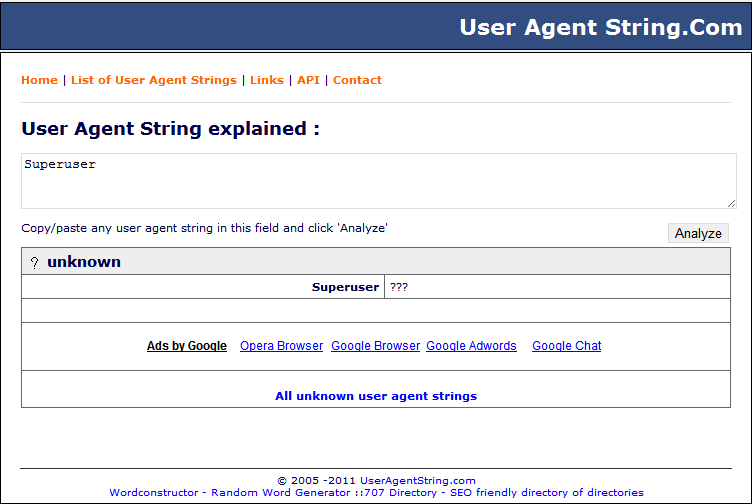 My User Agent What's my browser's user agent? My UA.