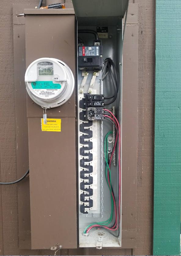 electrical How to enter surfacemount main panel from back w/ a 1/0