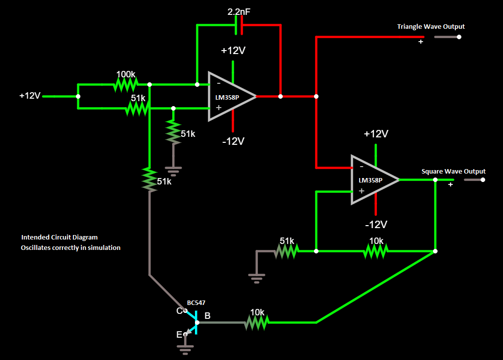 Trouble With Transistor (BC547) in Oscillator Circuit - Electrical