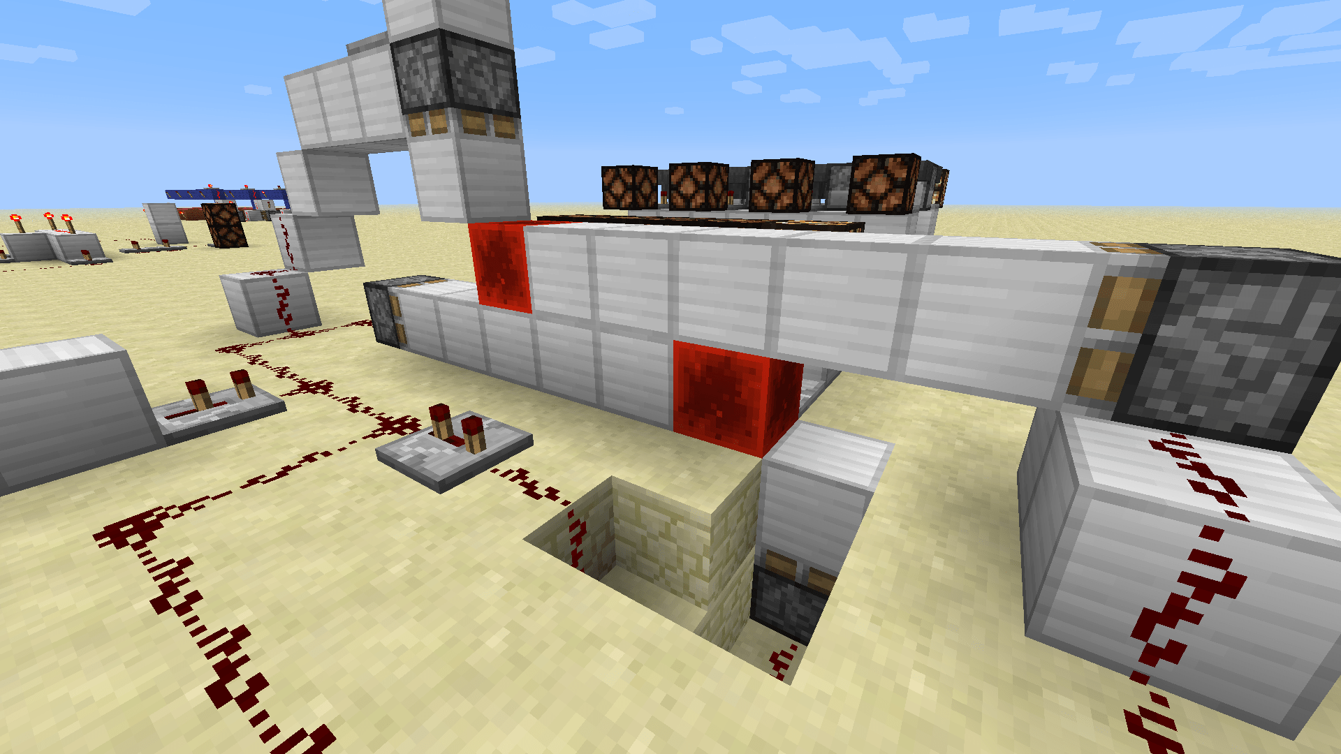 minecraft redstone How can I control a sequence of outputs via a
