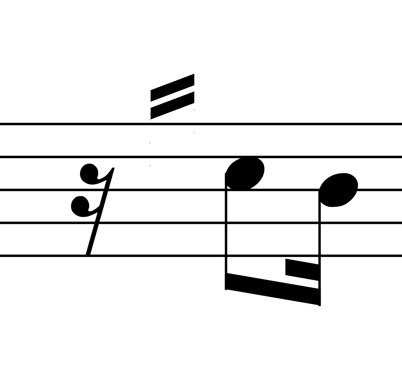 How to play a tremolo between a rest and a note? (piano sheet) Music