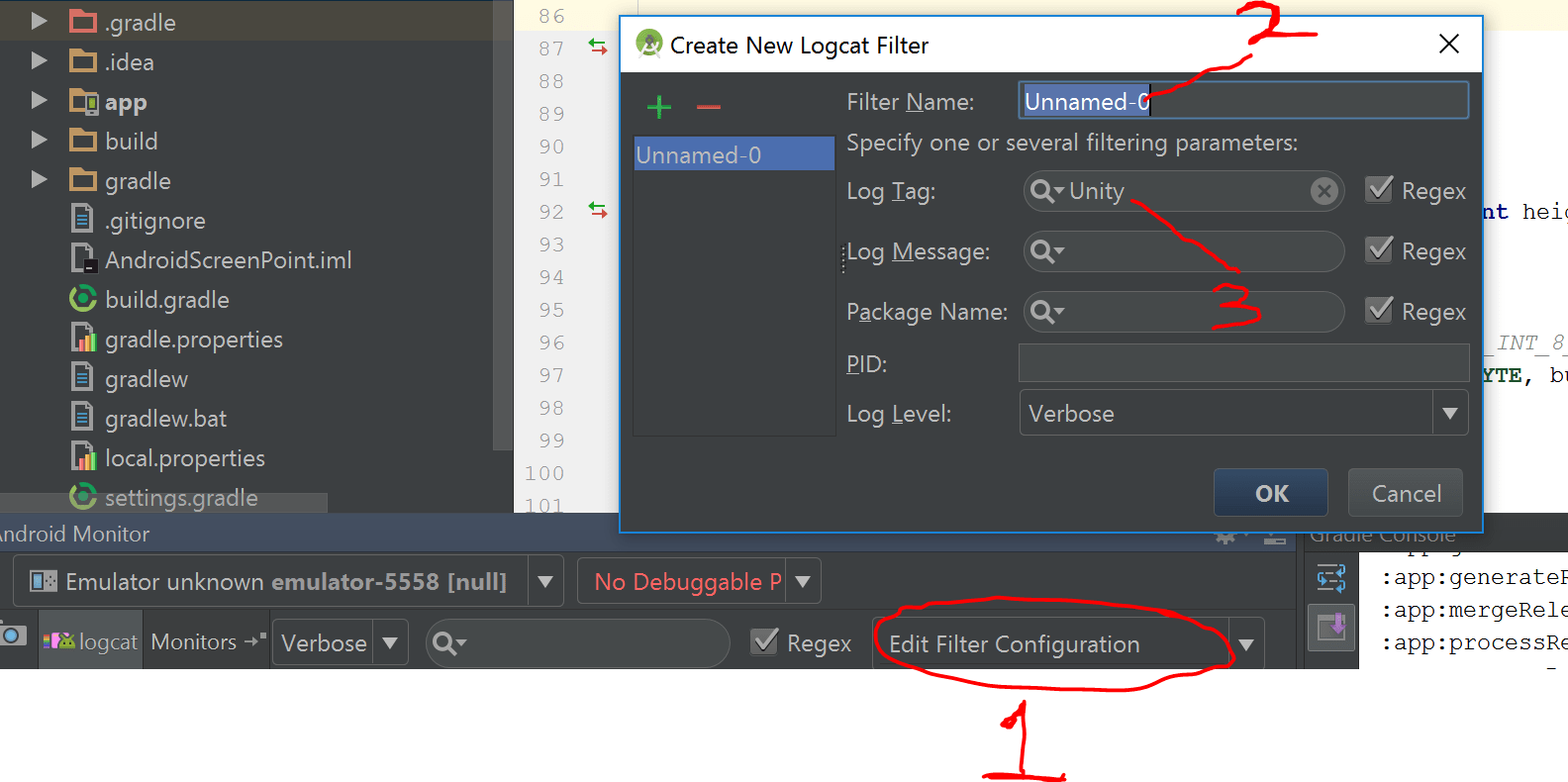 unity game engine How to create and read Log on Android devices