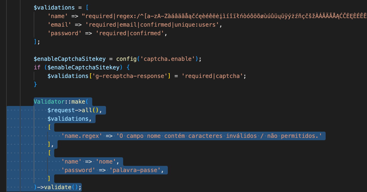 How to translate Laravel "hardcoded" string "(and 1 more error)", using