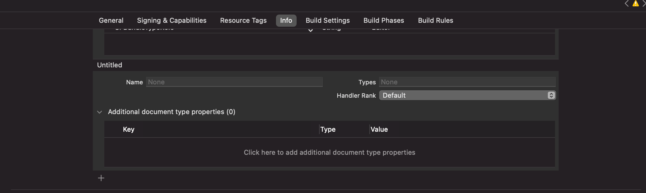 plist How to remove Document Type in Xcode 13 Info Stack Overflow