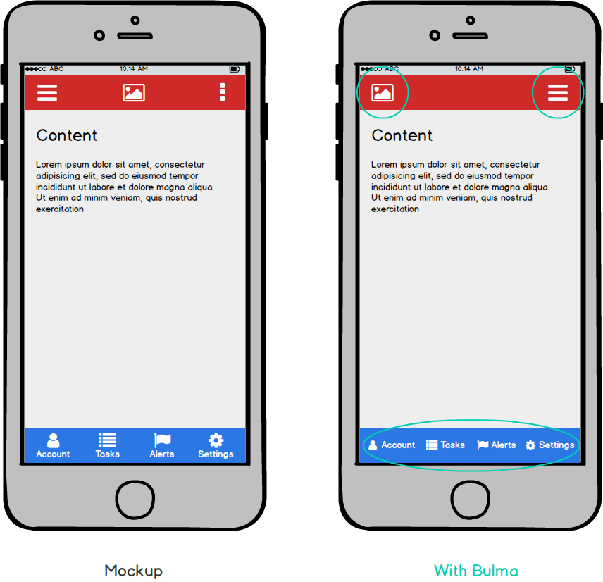 css Bulma Mobile Layout Stack Overflow