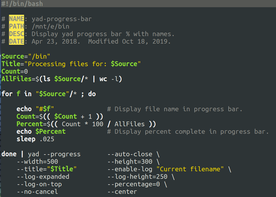 Zenity progress no window Ask Ubuntu