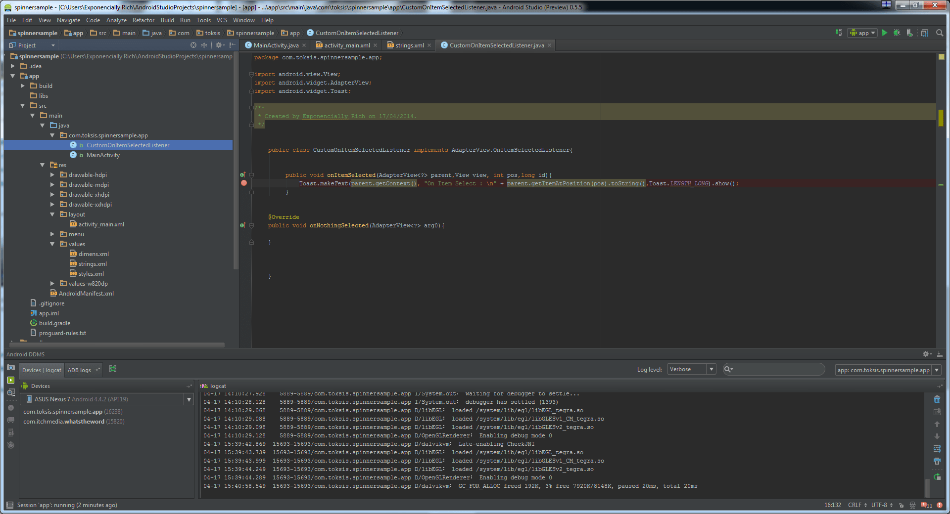 Android studio IDE Layout changed after Upgrade to 1.5 Stack Overflow