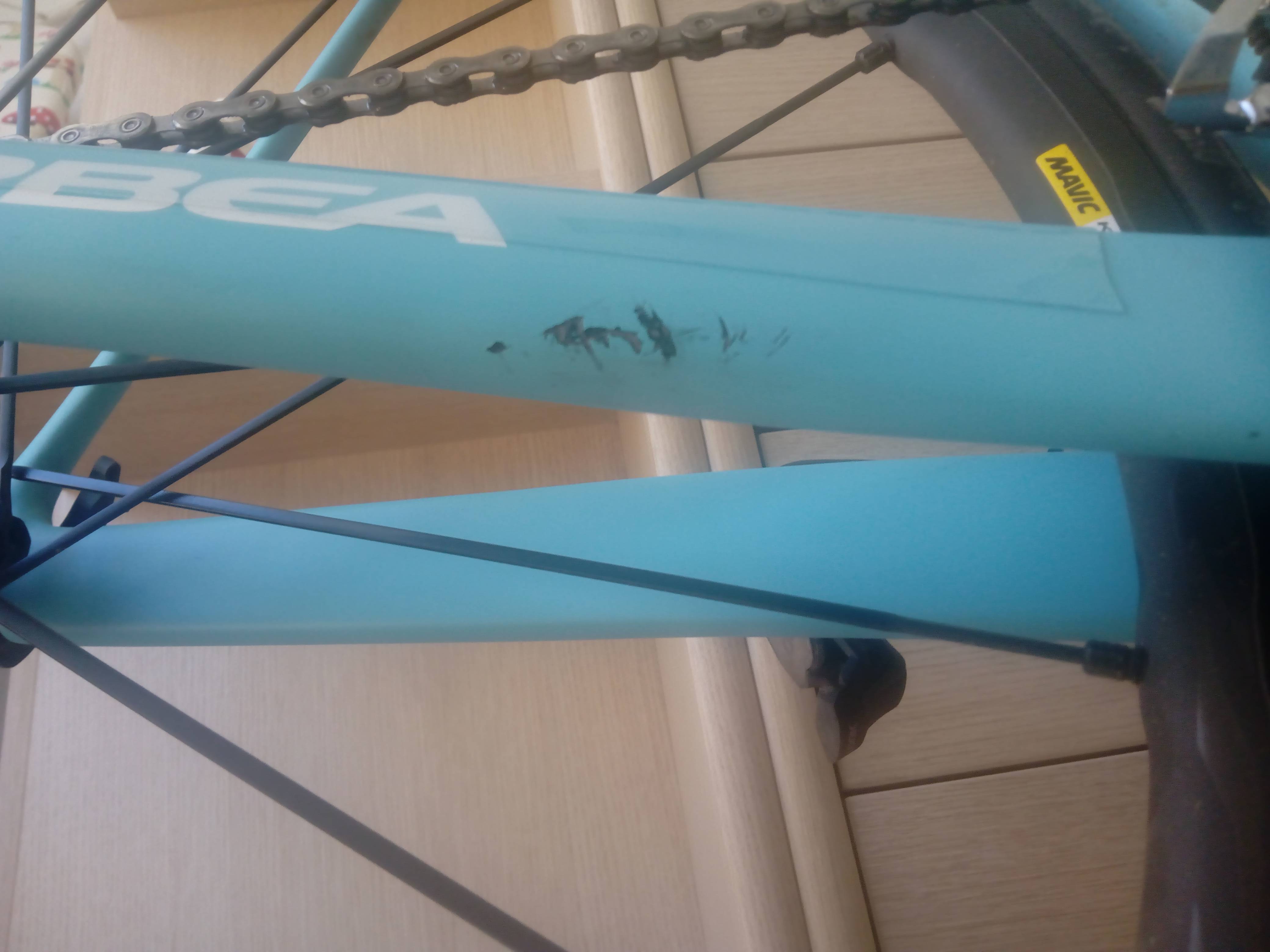 Can chainslap cause damage to a chainstay that is beyond superficial? Bicycles Stack Exchange