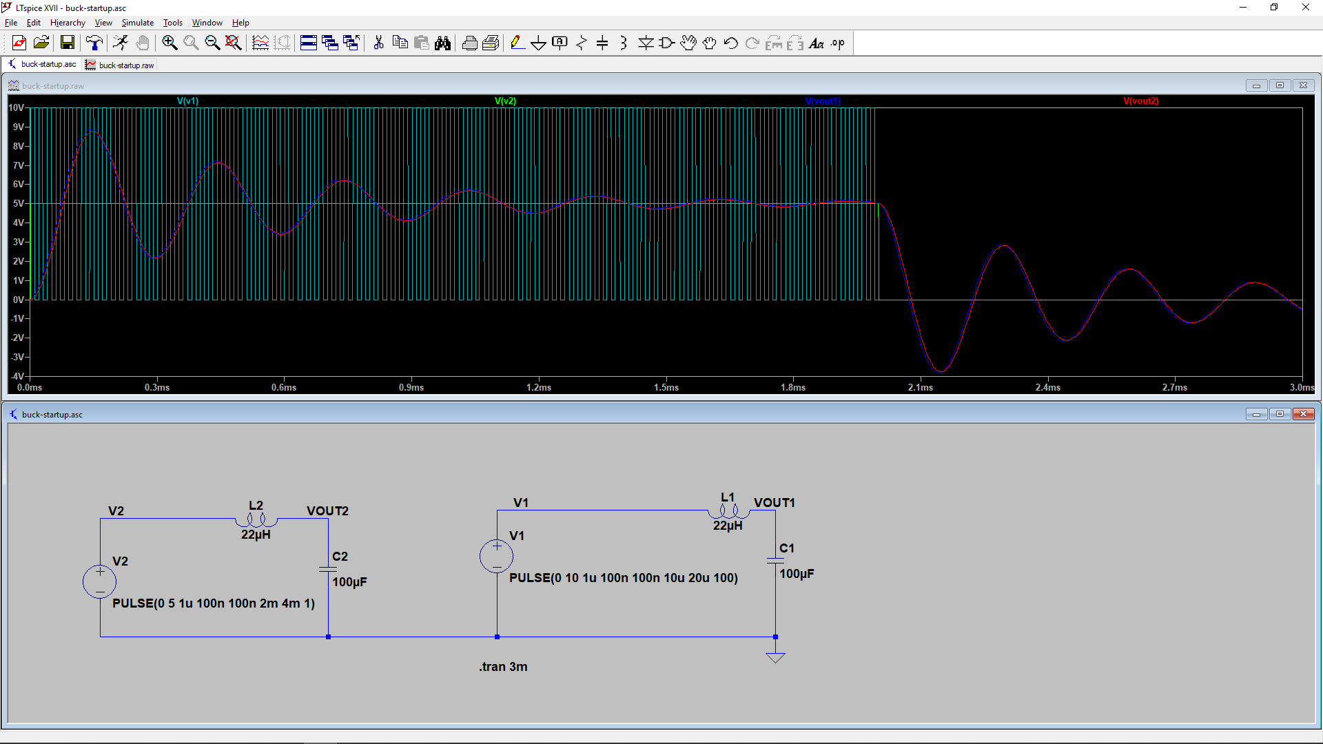 power electronics Why overshoot happens in Inductor voltage in an