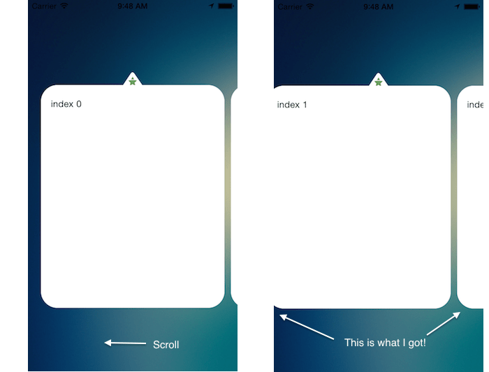ios UICollectionView Cell Scroll to centre Stack Overflow