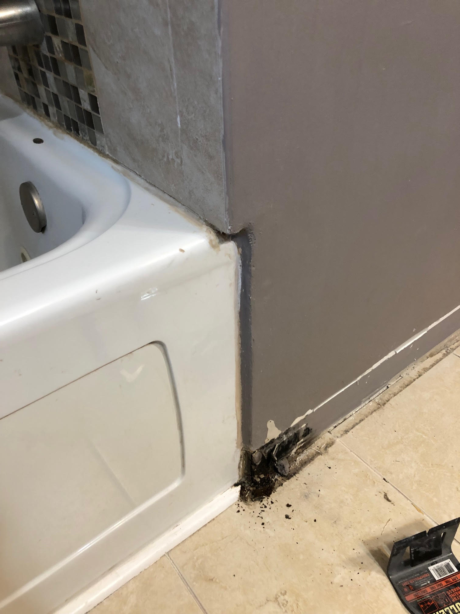 bathtub Drywall question... Difficult wall / tub transition Home