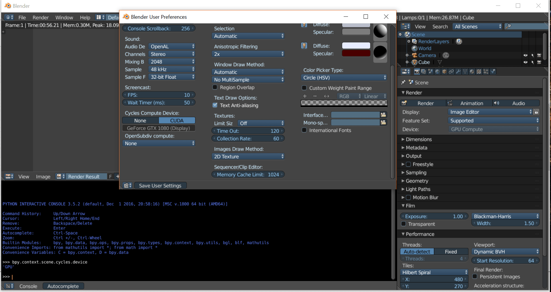 Gpu Compute Greyed Out Blender Why is my GPU Compute grayed out? Does