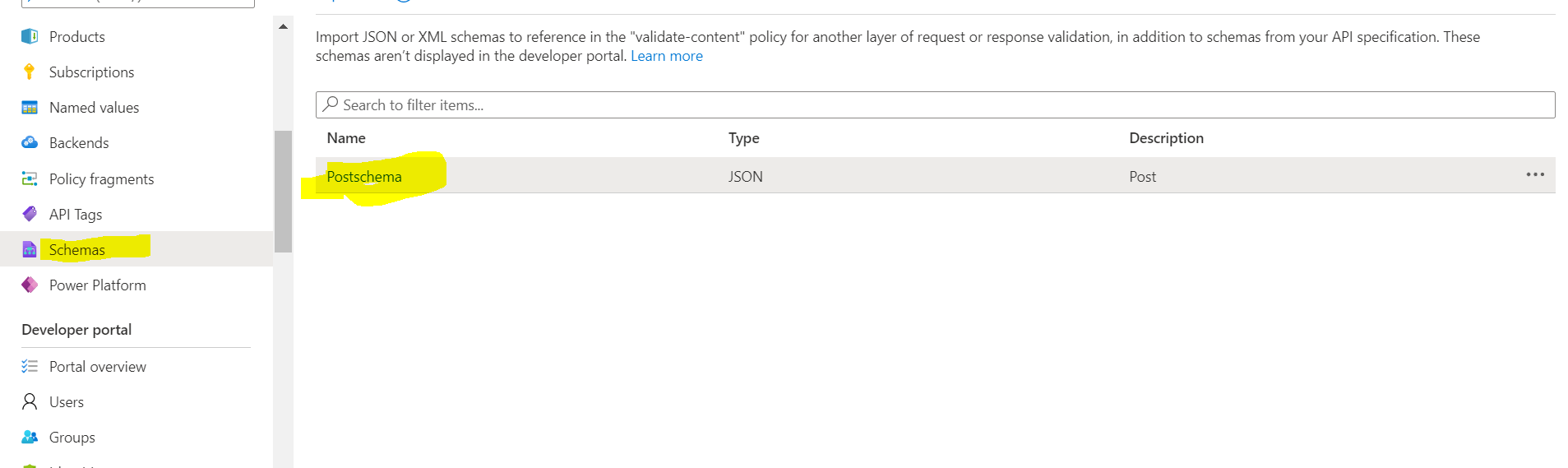 Azure APIM ValidateContent Inbound policy, Validate Request