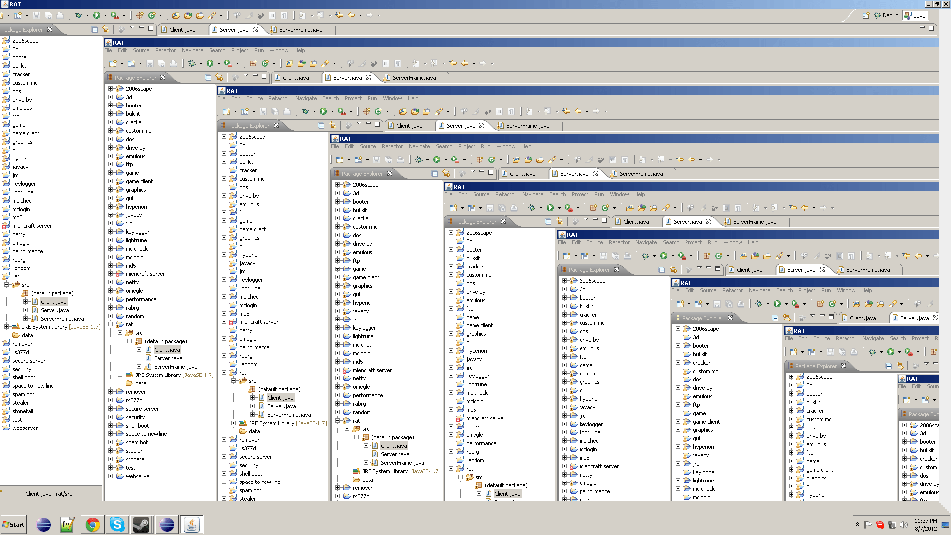 java JFrame printing very weirdly? Stack Overflow
