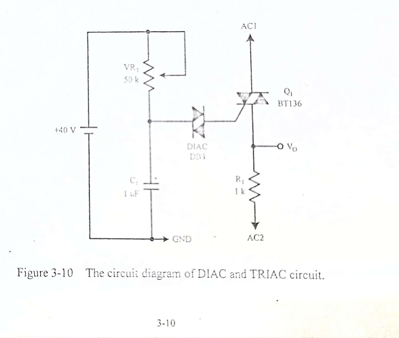 power electronics - Help me to simulate this DIAC-TRIAC circuit