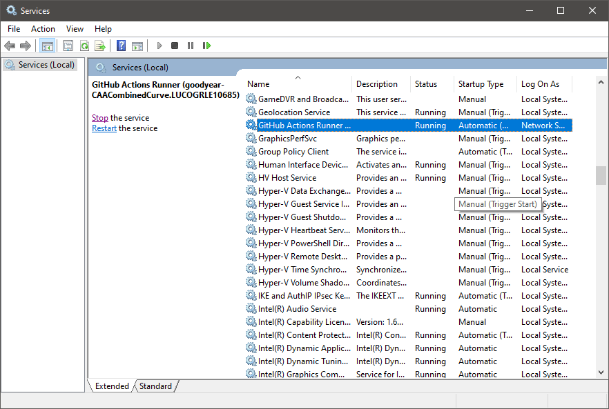 Check already running github action selfhosted runner Stack Overflow