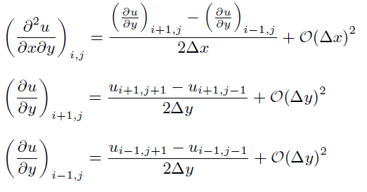numerical methods 2nd order centered finitedifference approximation