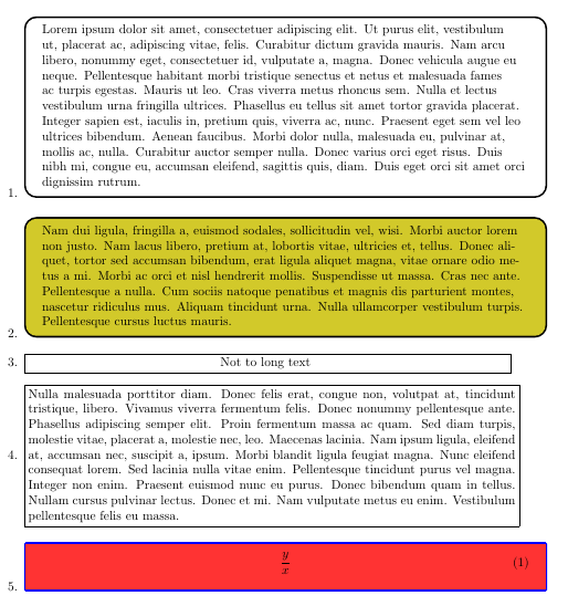 How to highlight or put a box around one item in enumerate? TeX