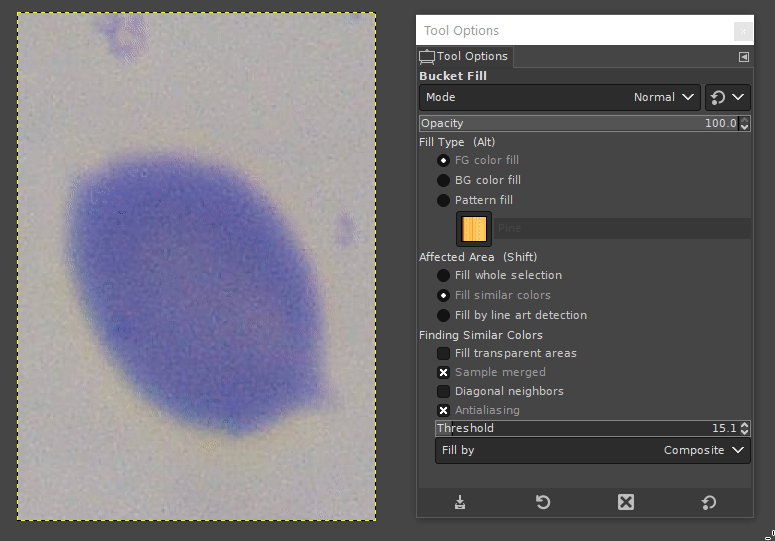 Using GIMP, how do I fill the canvas with an image?